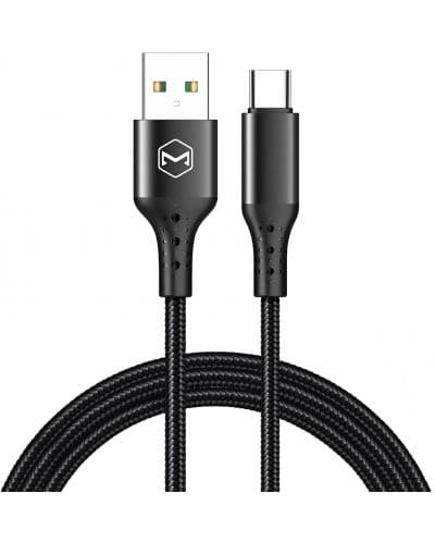 Кабел Xmart - Nest, USB-A/USB-C, 1.5 m, черен