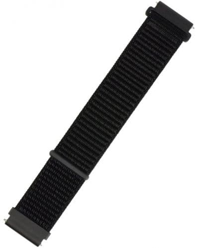 Каишка Xmart - Watch Band Fabric, 22 mm, Dark Black