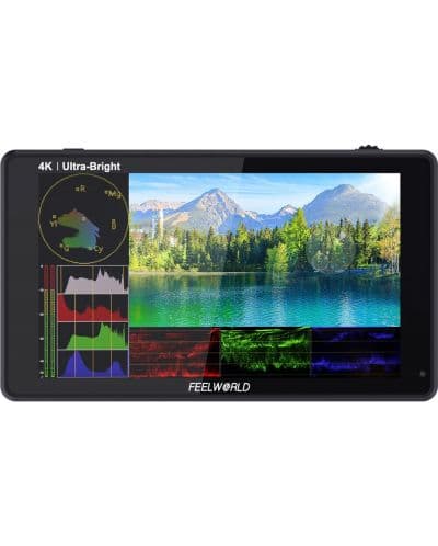 Монитор за камера Feelworld - LUT6S, 6 Ultra Bright LED IPS, черен