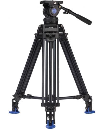 Видео статив Benro - A674TMM Dual Stage AL + BV10, 74-164 cm, черен