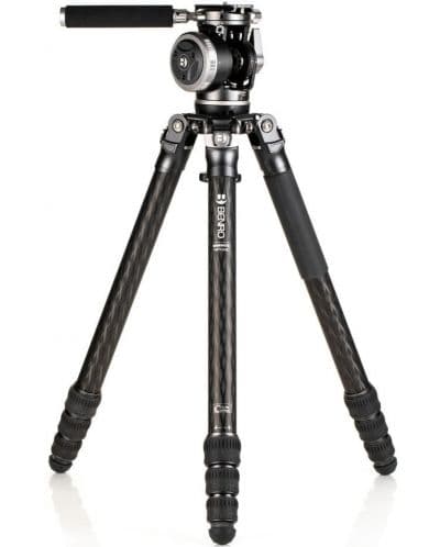 Статив Benro - Mammoth TMTH44C CF + WH15, 27.5-173.5 cm, черен