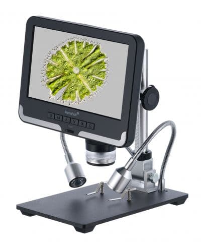 Микроскоп Levenhuk - DTX RC2, сив/черен