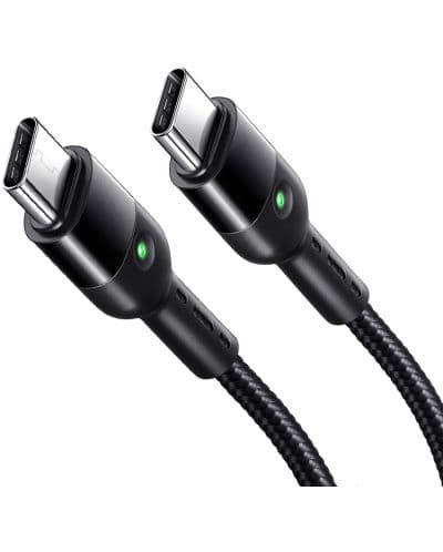 Кабел Xmart - Spiral, USB-C/USB-C, 1.8 m, черен