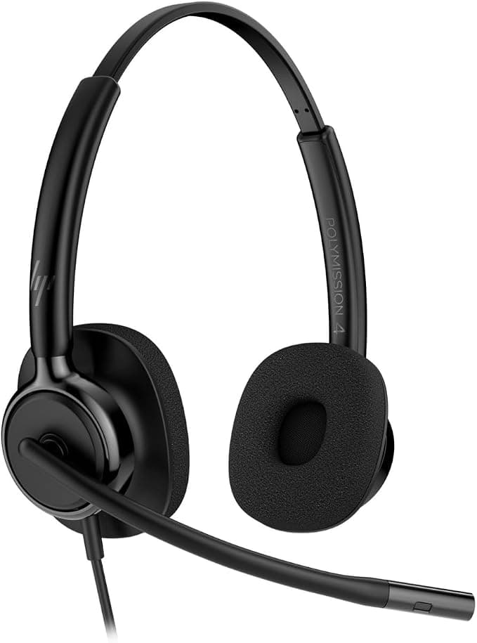 HP Poly Mission 425 Stereo USB Wired Headset Classic WW