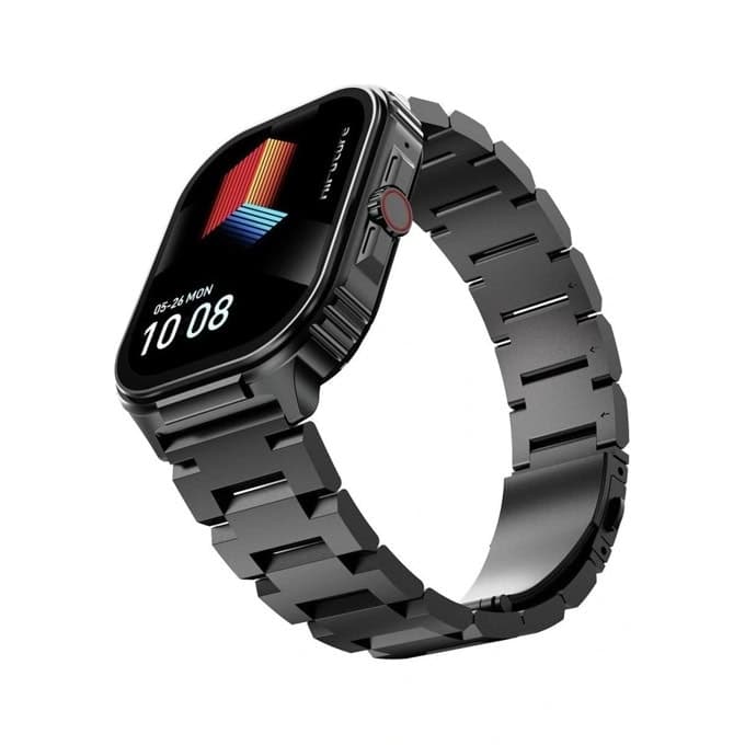 HiFuture Ultra 3 Pro Black, 2.04" IPS, 368x448, Bluetooth Call, IP68 Waterproof, 24/7 True Heart Rate & Blood Oxygen Sensor, Up to 7 days daily use, 100+ Sports Mode