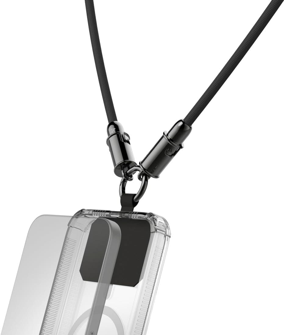 Hama Кабел за зареждане, USB-C, 2 в 1 с връзка за телефон, 1.2 m, черен