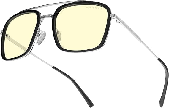 Компютърни очила GUNNAR Baron Silver - Amber