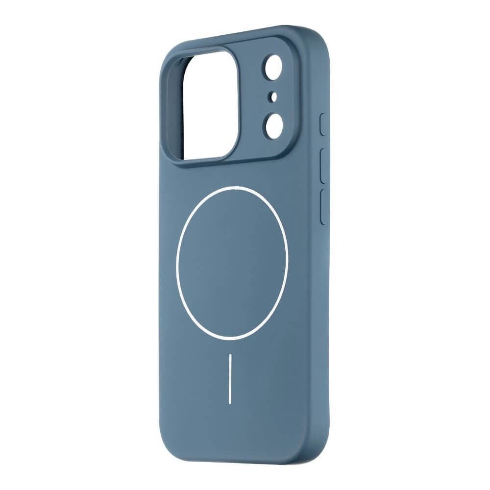 Силиконов (TPU) калъф с MagSafe за iPhone 17 Pro - OBALME MagNetix Matte TPU MagSafe Case (тъмносин)