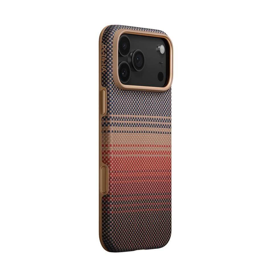 Кевларен кейс с MagSafe за iPhone 17 Pro Max - Pitaka Aramid UltraGuard MagSafe Case Sunset