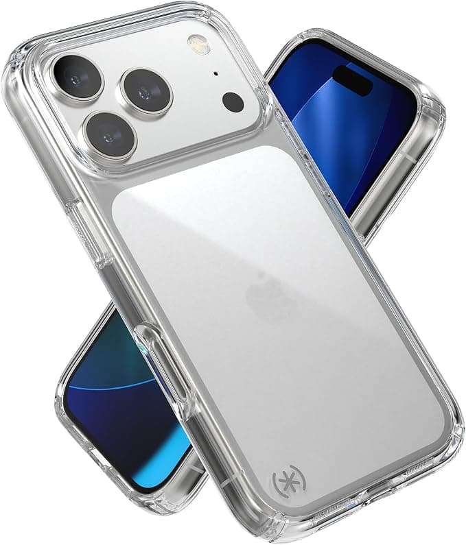 Удароустойчив хибриден кейс за iPhone 17 Air - Speck Presidio Perfect Clear (прозрачен)