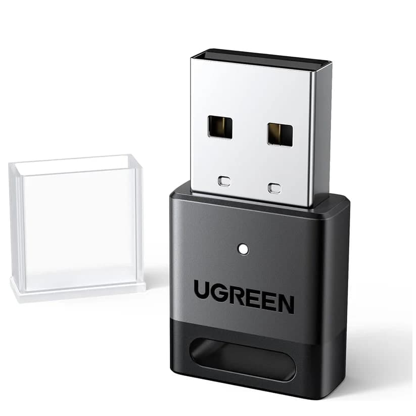 Ugreen USB-A Bluetooth 5.4 Adapter CM748 - Bluetooth 5.0 адаптер за компютри и лаптопи (черен)