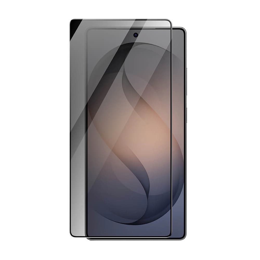 Калено стъклено защитно покритие с определен ъгъл на виждане на Samsung Galaxy S26 - Benks Warrior Privacy Full Screen Tempered Glass (черен-прозрачен)