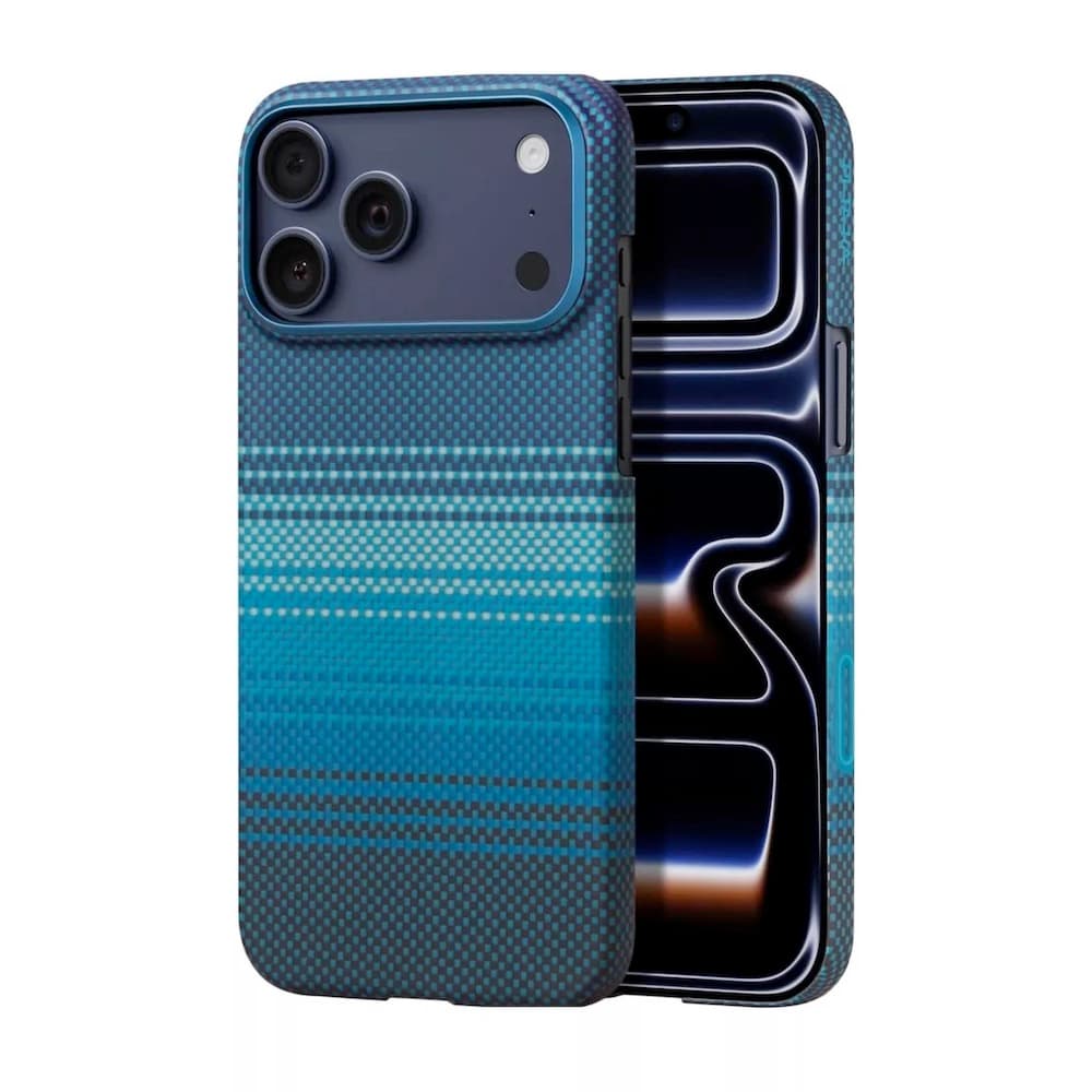 Кевларен кейс с MagSafe за iPhone 17 Pro - Pitaka Moonrise Ultra Slim Aramid Fiber Case
