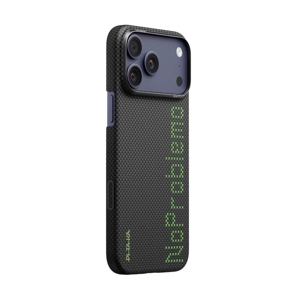 Кевларен кейс с MagSafe за iPhone 17 Pro - Pitaka Aries NoProblemo Ultra Slim Aramid Fiber Case
