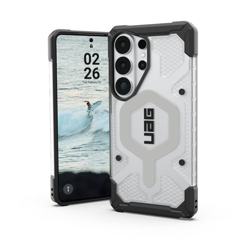 Удароустойчив хибриден кейс с MagSafe за Samsung Galaxy S26 Ultra - Urban Armor Gear Pathfinder MagSafe Case (прозрачен)