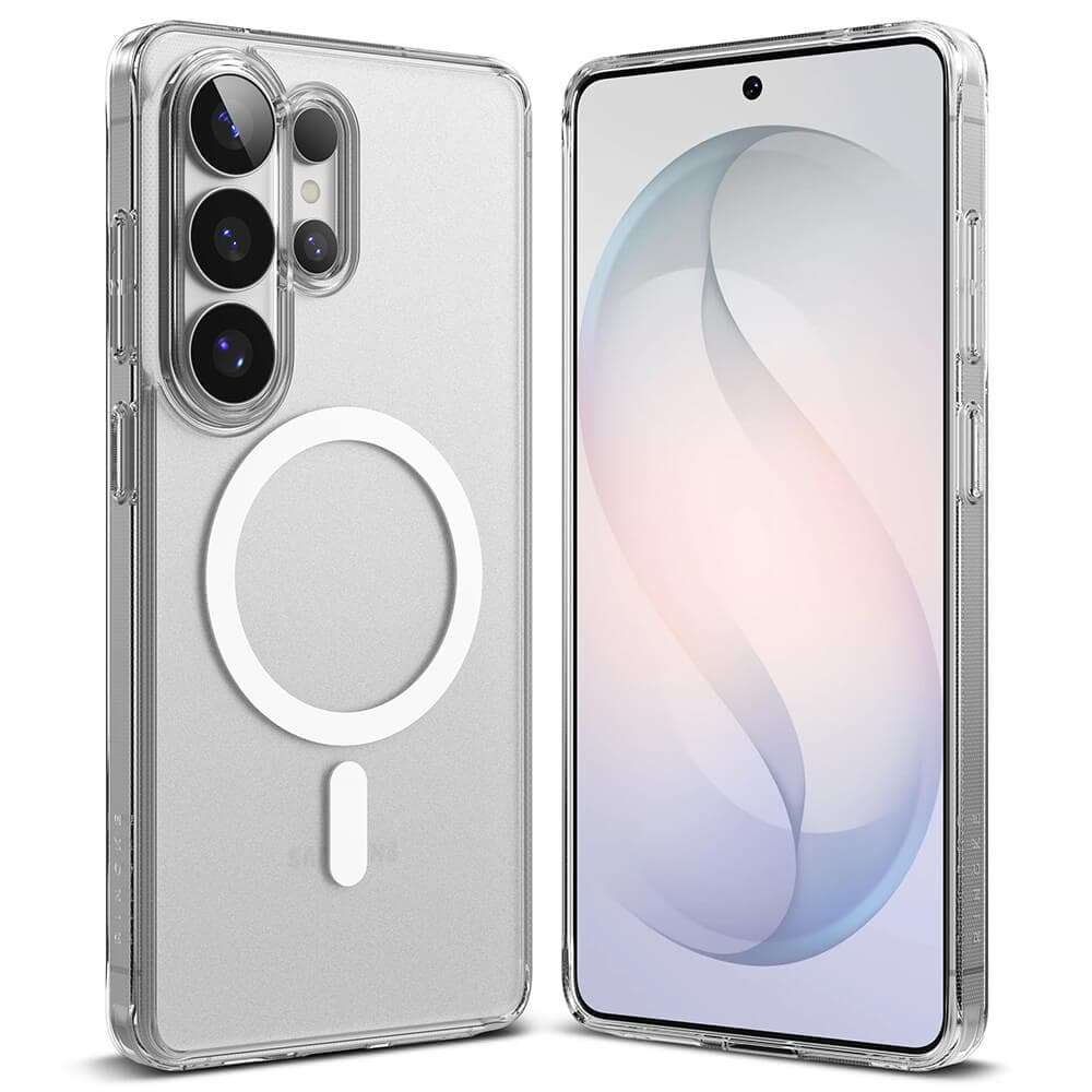 Хибриден кейс с висока степен на защита с MagSafe за Samsung Galaxy S26 Ultra - Ringke Fusion Magnetic Case (прозрачен-мат)