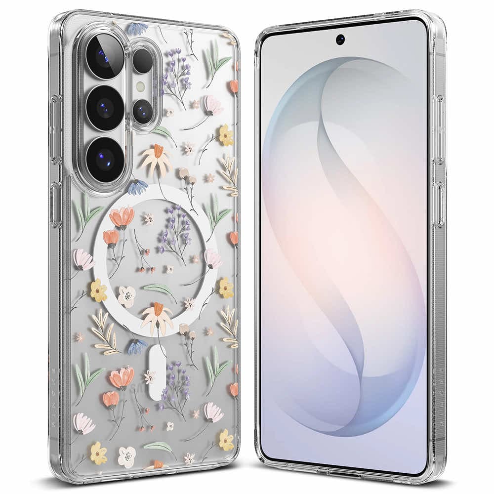 Хибриден кейс с висока степен на защита за Samsung Galaxy S26 Ultra - Ringke Fusion Dry Flowers Case