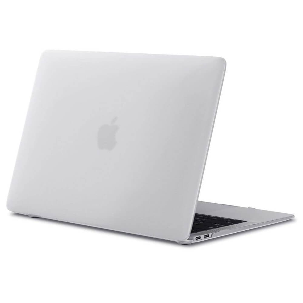 Предпазен кейс за MacBook Air 13 M2 (2022), MacBook Air 13 M3 (2024), MacBook Air 13 M4 (2025), MacBook Air 13 M5 (2026) - Techsuit UltraShell Matte Clear Case (прозрачен-мат)