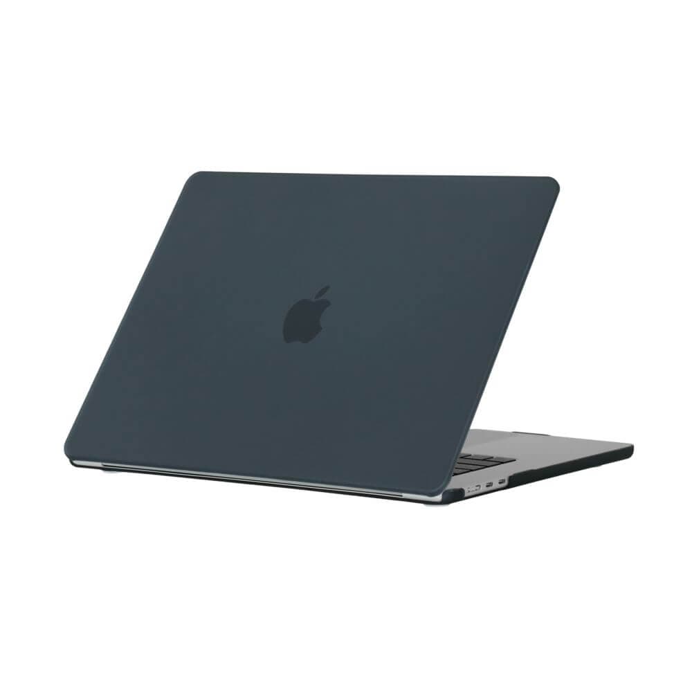 Предпазен кейс за MacBook Air 15 M2 (2022), MacBook Air 15 M3 (2024), MacBook Air 15 M4 (2025), MacBook Air 15 M5 (2026) - Techsuit UltraShell Matte Clear Case (черен-мат)