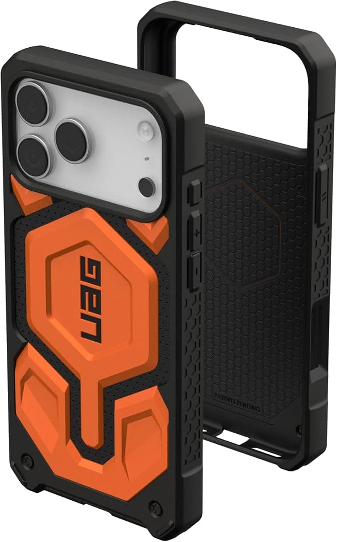 Удароустойчив хибриден кейс с MagSafe за iPhone 17 Pro Max - UAG Monarch Pro Case (оранжев)