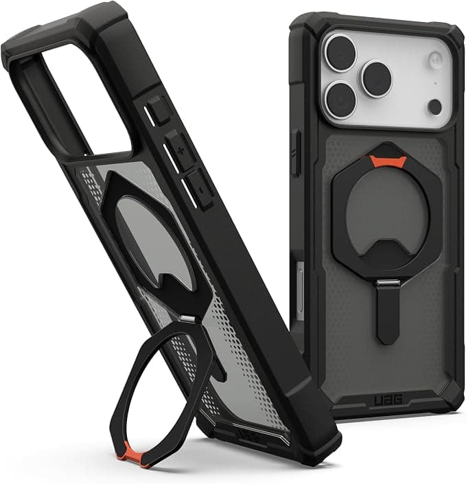 Удароустойчив хибриден кейс с MagSafe за iPhone 17 Pro Max - UAG Plasma XTE MagSafe Case (черен)