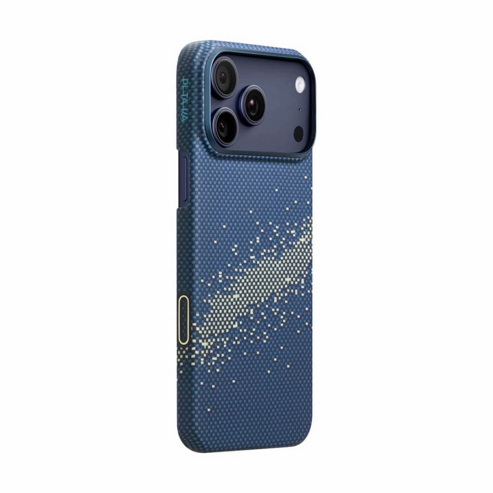 Кевларен кейс с MagSafe за iPhone 17 Pro - Pitaka Milky Way Galaxy Ultra Slim Aramid Fiber Case