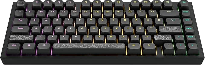 Геймърска механична клавиатура Dark Project ALU81A Terra Nostra V2 Black RGB