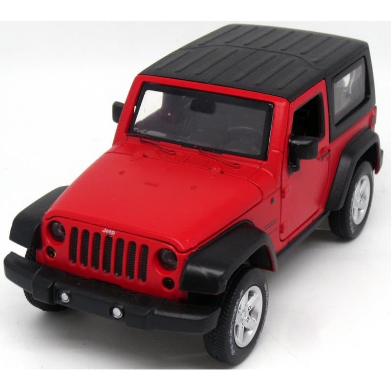 метален точен модел кола 1:32 Jeep Wrangler засилване с издърпване назад отваряеми врати и капак 18x8x8