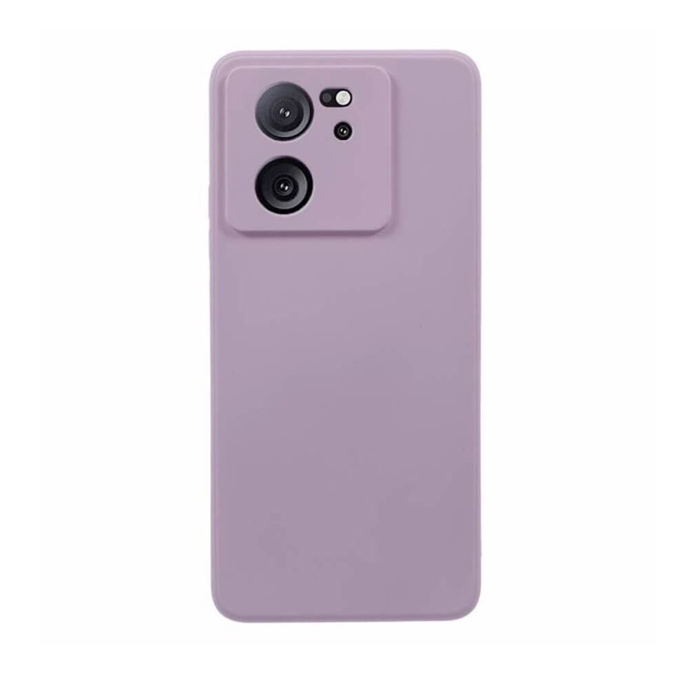 Тънък силиконов (TPU) калъф за Xiaomi 13T, Xiaomi 13T Pro - Soft Touch Silicone Case (лилав)