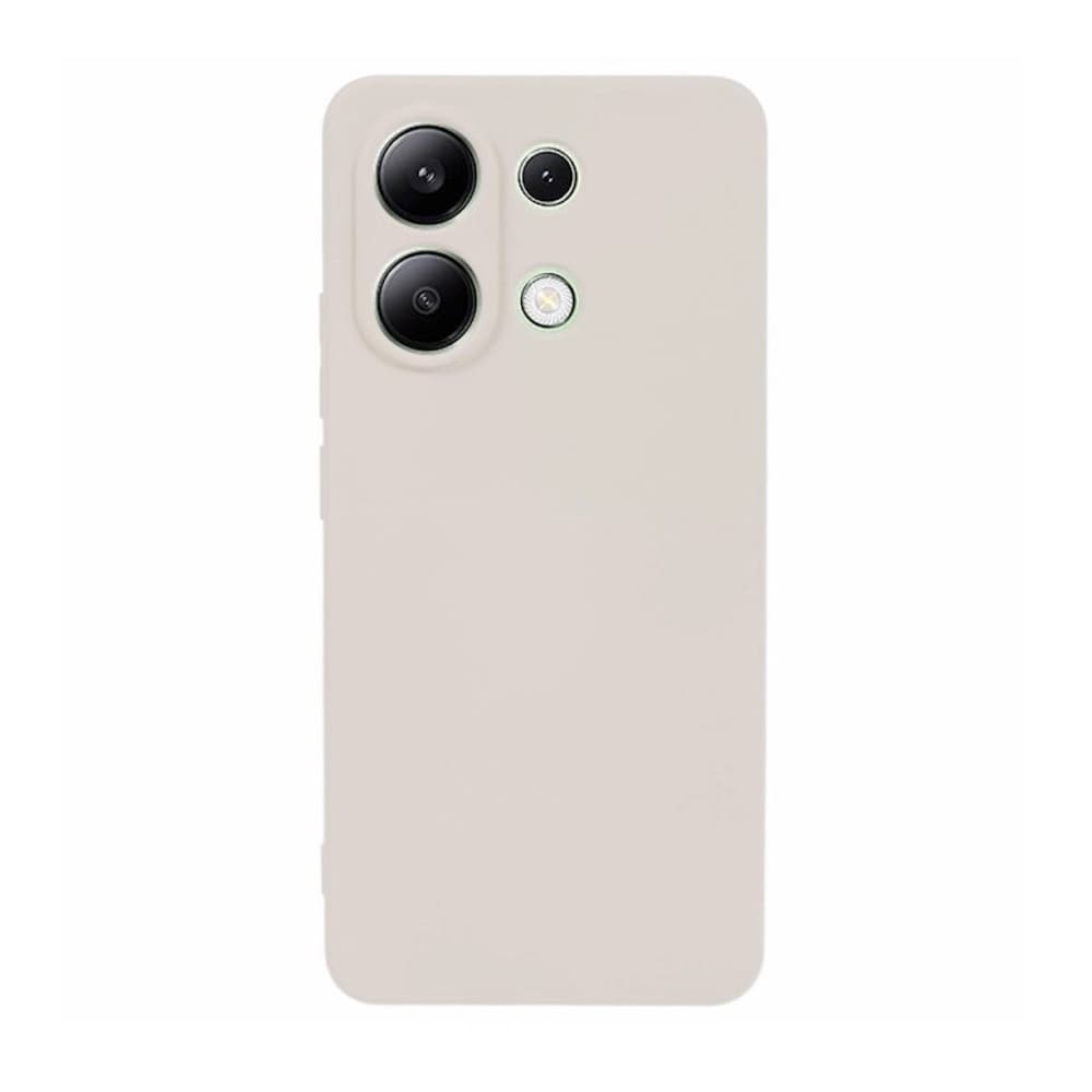 Тънък силиконов (TPU) калъф за Xiaomi 13T, Xiaomi 13T Pro - Soft Touch Silicone Case (бежов)