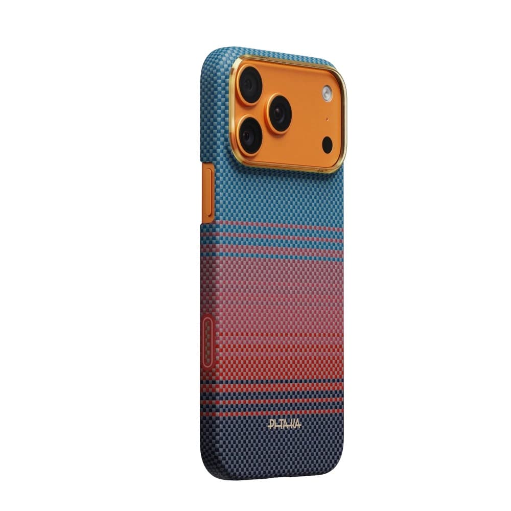 Кевларен кейс с MagSafe за iPhone 17 Pro Max - Pitaka Sunset 2.0 California Dream 03 Edge Ultra Slim Aramid Fiber Case Limited Edition
