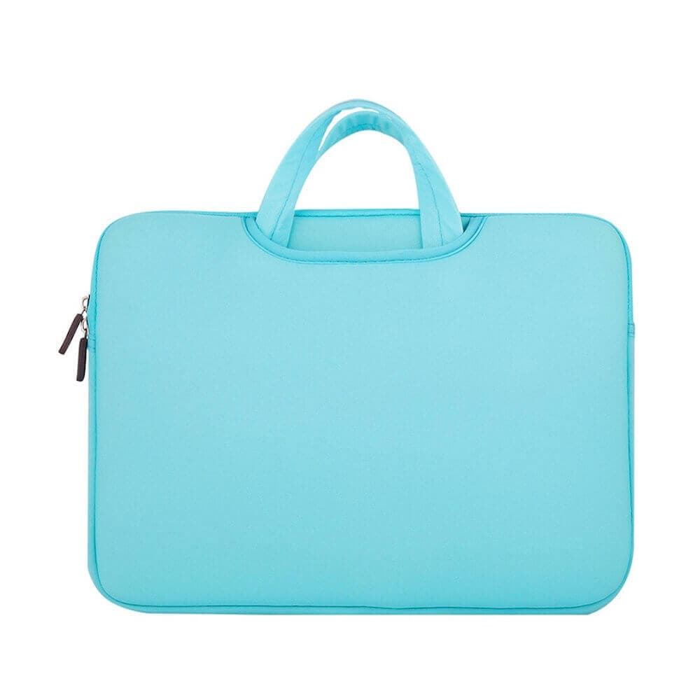Елегантна чанта за MacBook Pro 16, Pro 15 и преносими компютри до 15.6 инча - Universal Laptop Neopren Bag 15.6 (светлосин)
