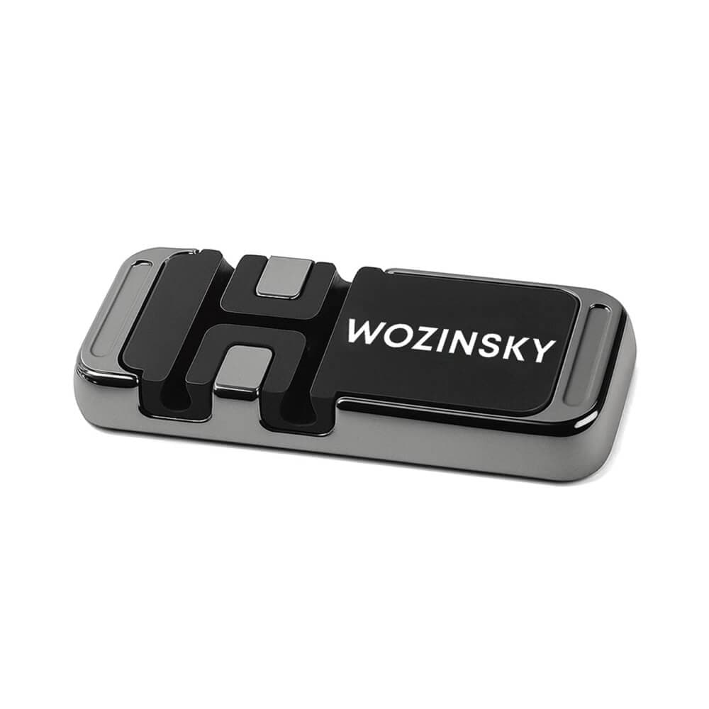 Магнитна поставка за таблото на кола за смартфони - Wozinsky WMCDO-B1 Magnetic Dash Car Holder With Cable Organizer