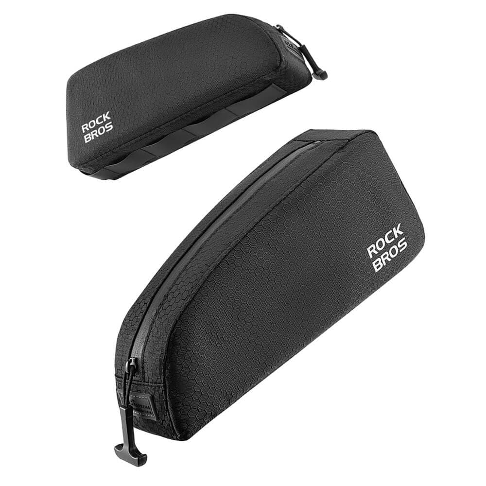 Универсален калъф за рамката на велосипед - Rockbros Top Tube Frame Bicycle Bag 0.9lL (черен)