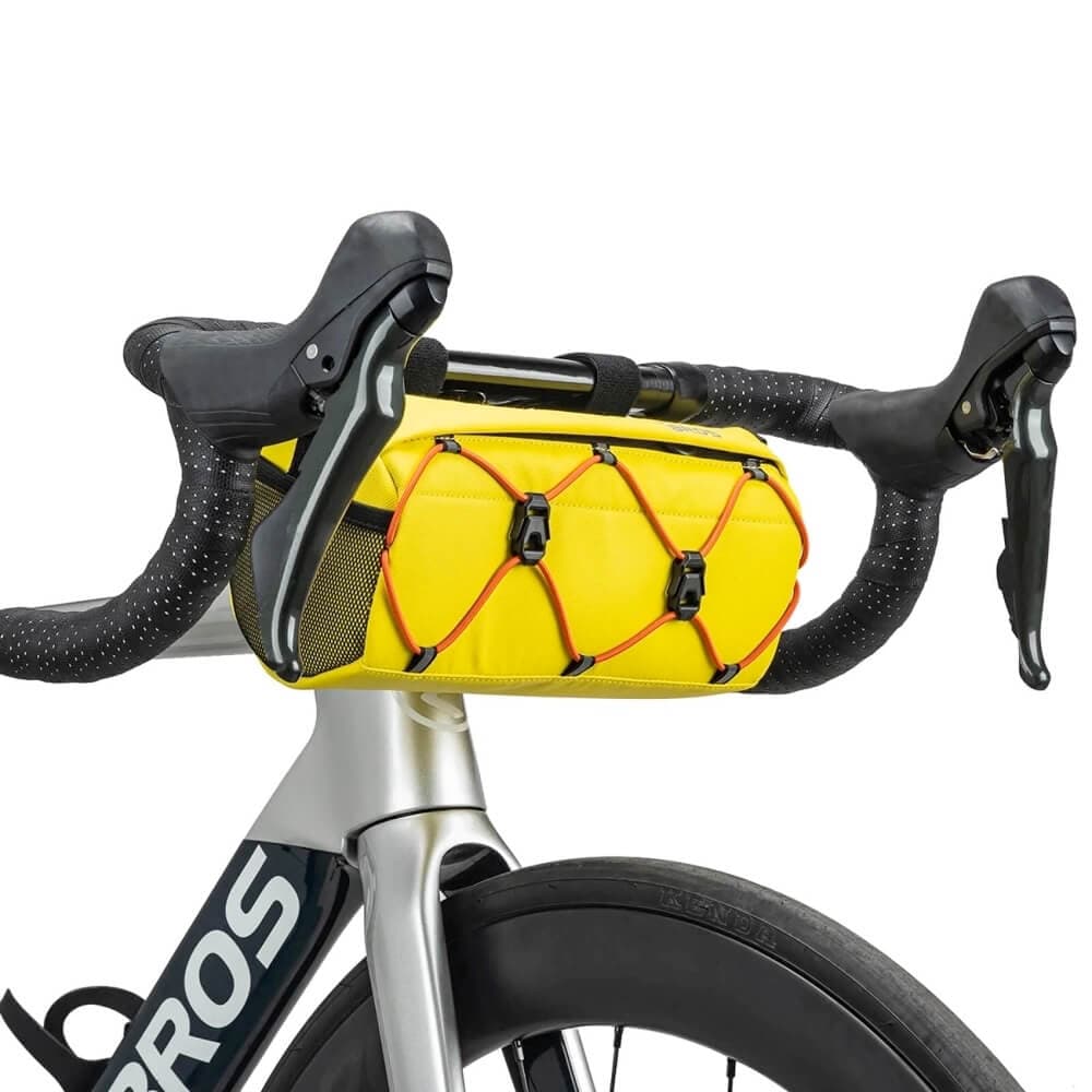Универсална чанта за кормилото на колело - Rockbros 30110054006 Bicycle Handlebar Bag 2.2L (жълт)
