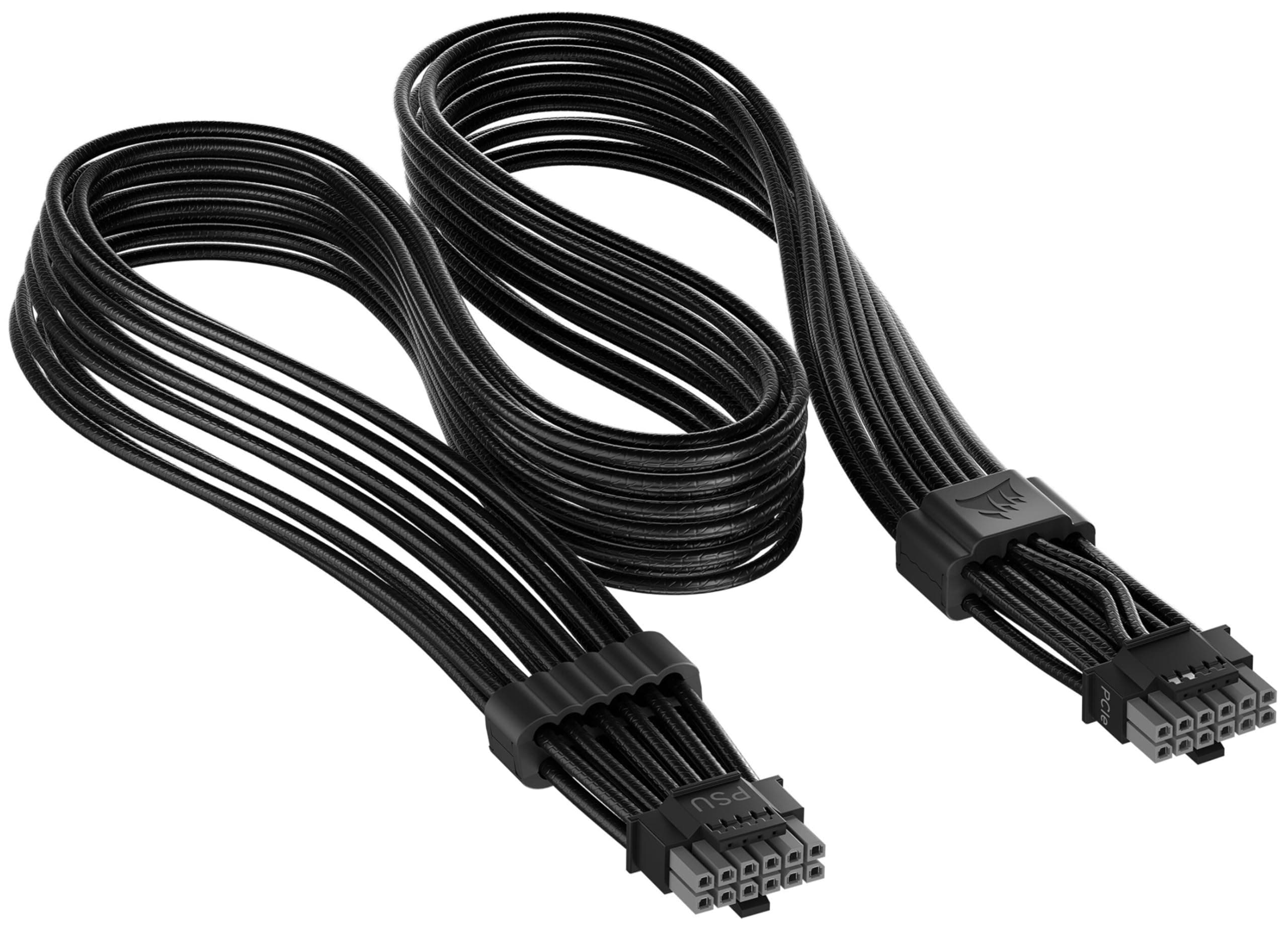 Кабел за видеокарта Corsair ThermalProtect Universal PCIe 5.1 600W 12V-2x6 - Черен