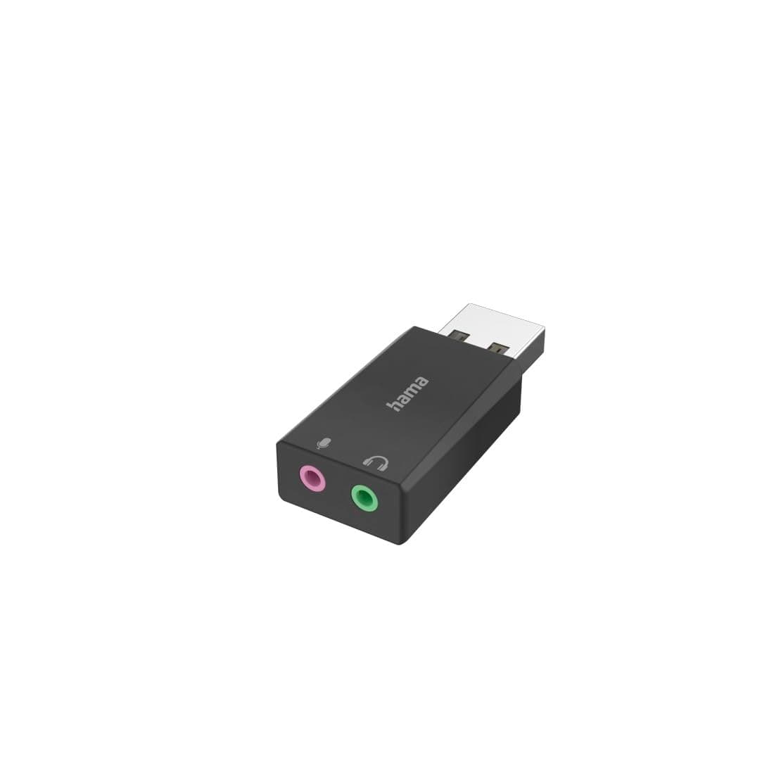 HAMA Външна звукова карта USB-А, 2 x 3.5 mm аудио жак, стерео