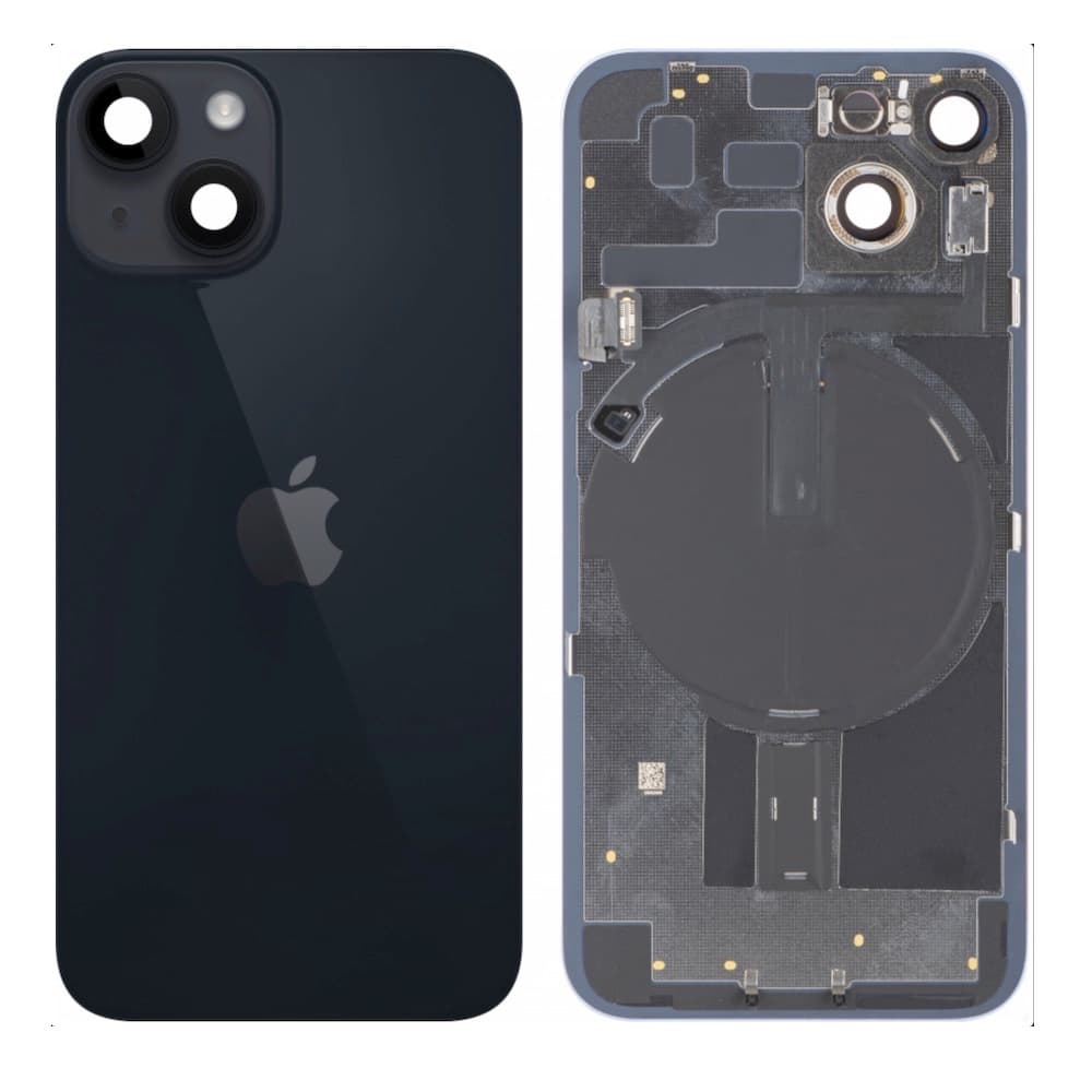Оригинален резервен заден капак - Apple iPhone 14 Backcover (черен)