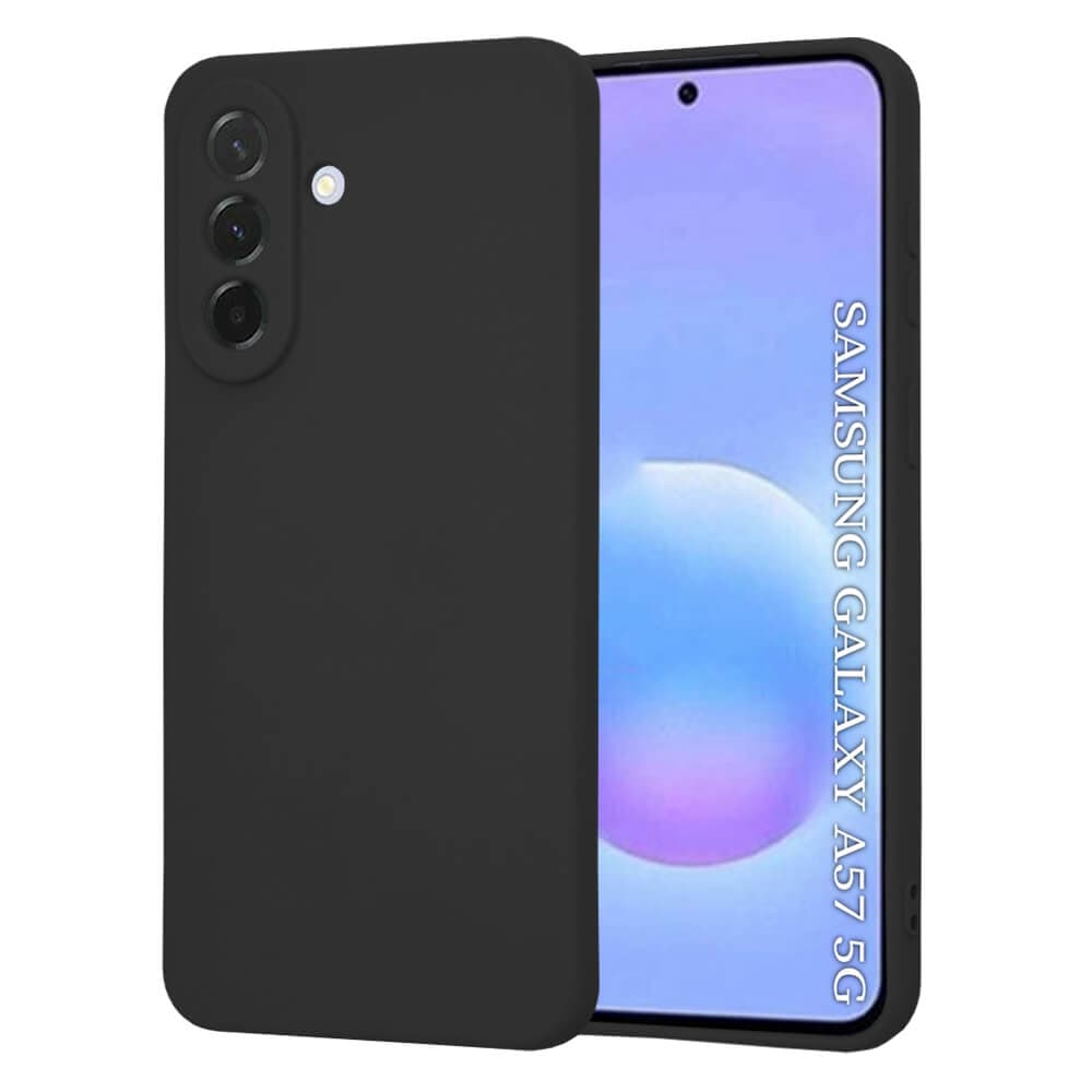 Силиконов (TPU) калъф за Samsung Galaxy A57 5G - Techsuit SoftFlex Silicone Case (черен)