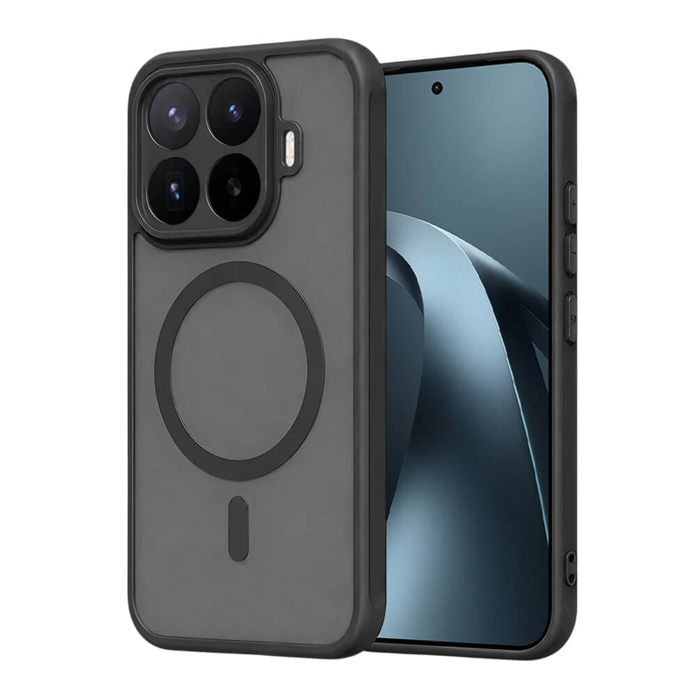 Хибриден удароустойчив кейс за Xiaomi 17T Pro - Techsuit HaloFrost II MagSafe Hybrid Case (черен-мат)