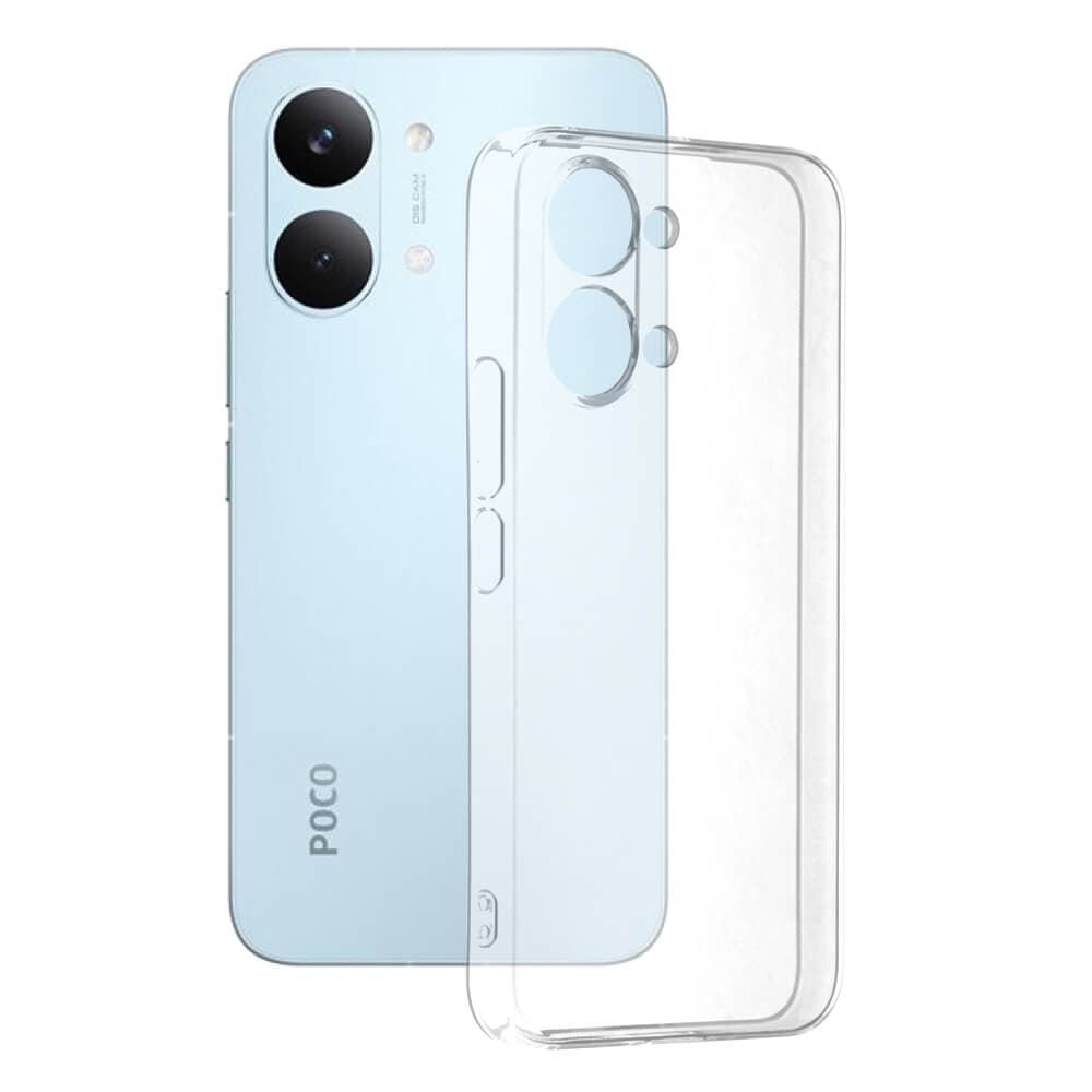 Силиконов (TPU) калъф за Xiaomi Poco X8 Pro Max - Techsuit Clear Silicone Case (прозрачен)