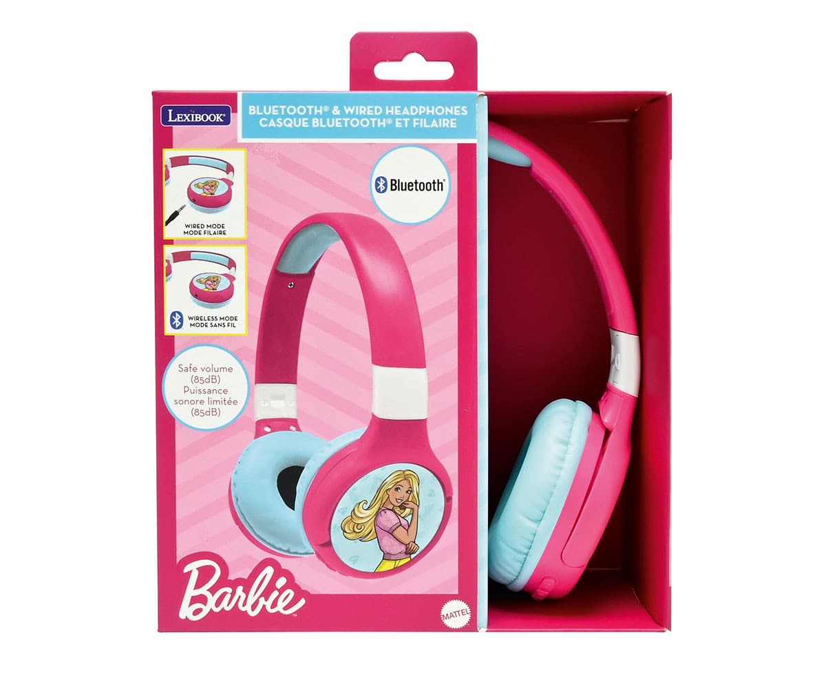 Lexibook - 2в1 Bluetooth® слушалки Барби