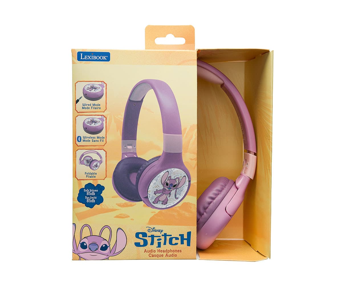 Lexibook - 2в1 Bluetooth® слушалки Disney Стич
