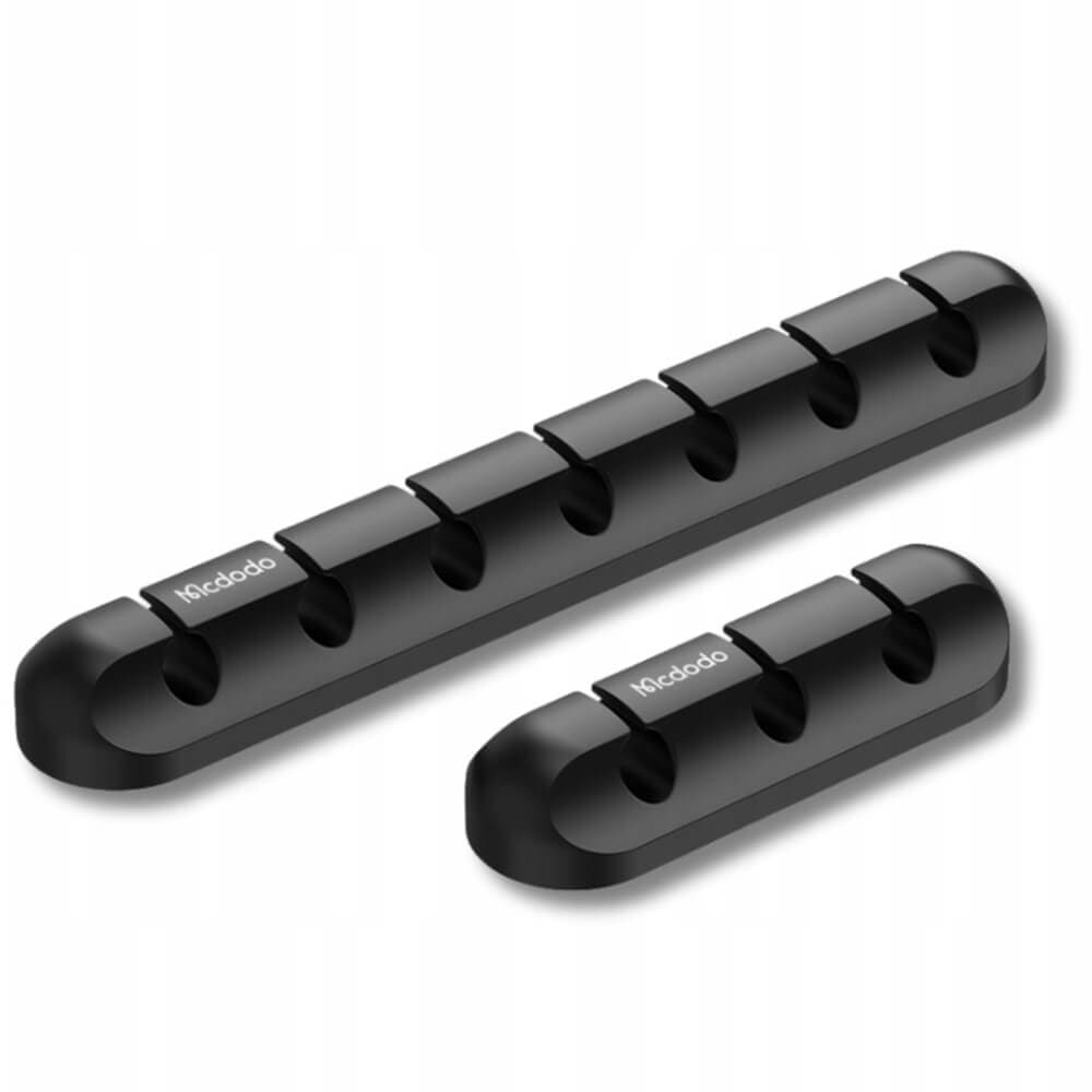 Два броя силиконови органайзер за общо 10 кабела - Mcdodo WF-5960 Silicone Cables Organizer Set (сив)