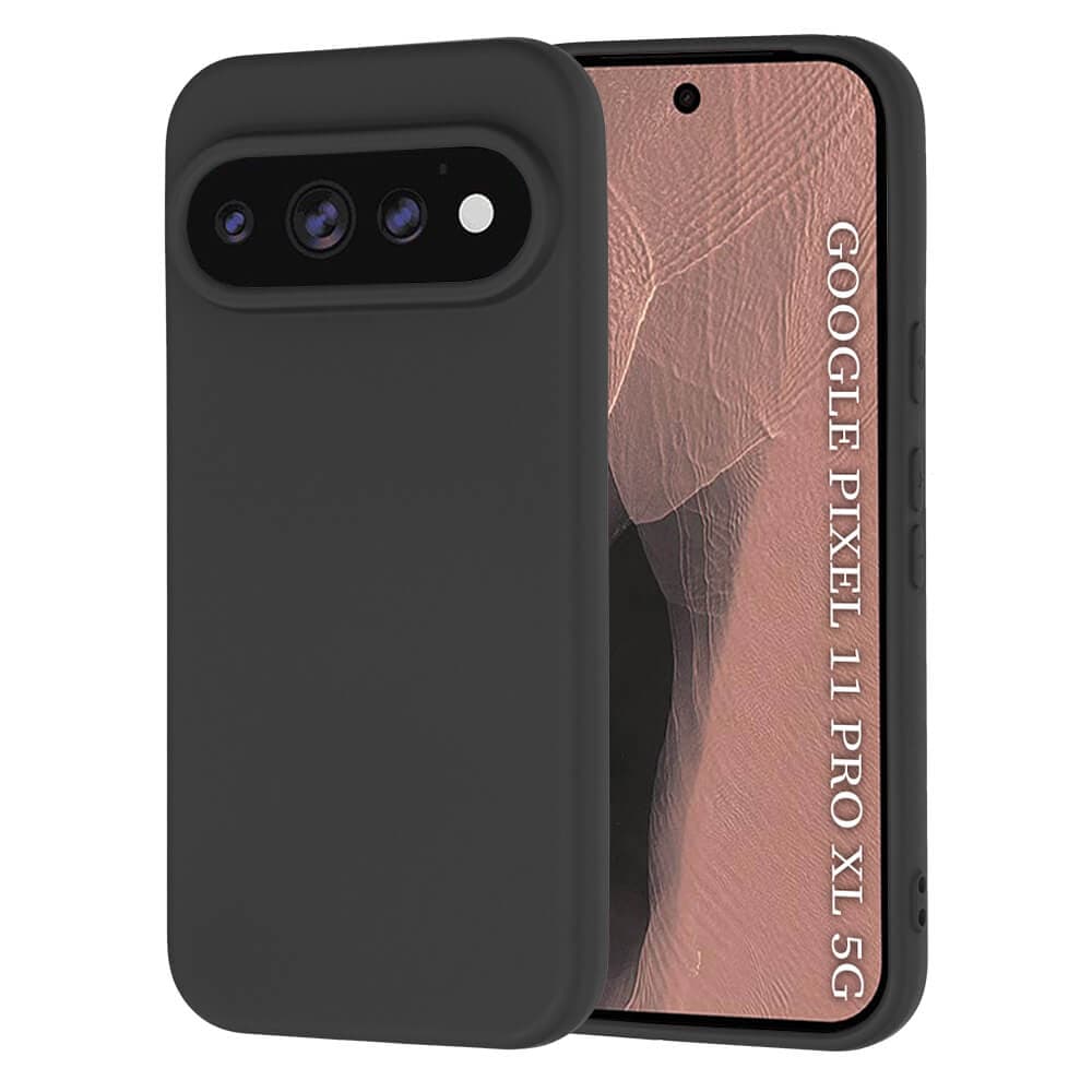 Силиконов (TPU) калъф за Google Pixel 11 Pro XL - Techsuit SoftFlex Silicone Case (черен)