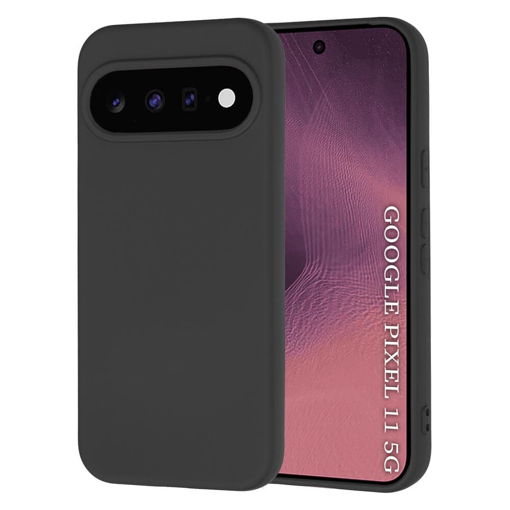 Силиконов (TPU) калъф за Google Pixel 11 - Techsuit SoftFlex Silicone Case (черен)
