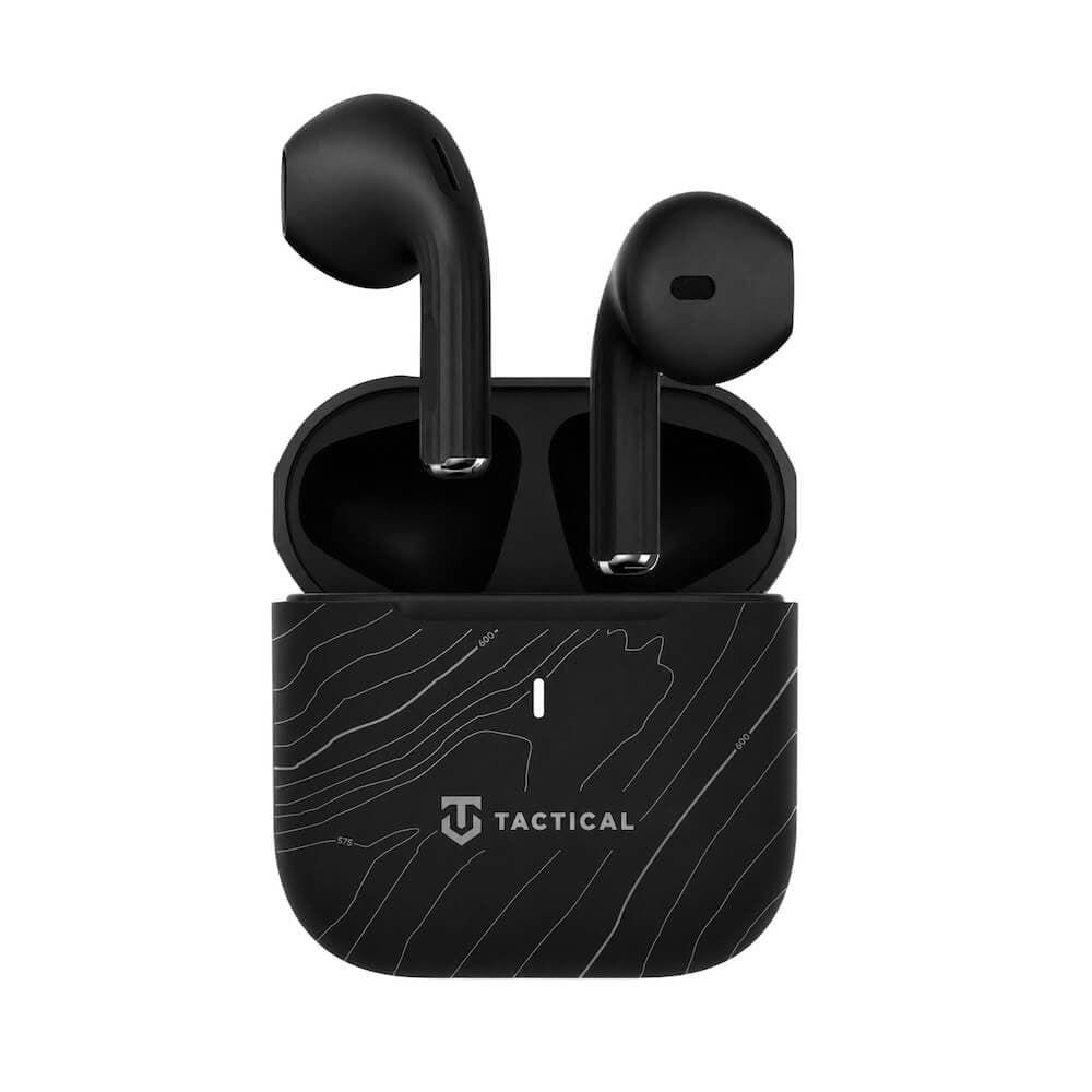 Безжични Bluetooth слушалки с зареждащ кейс - Tactical StrikePods Bug 2.0 TWS Bluetooth Earphones (черен)