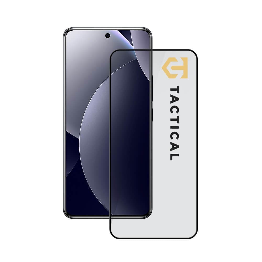 Стъклено защитно покритие за целия дисплей на Xiaomi Redmi Note 15 Pro 4G - Tactical Glass Shield 5D (прозрачен-черен)
