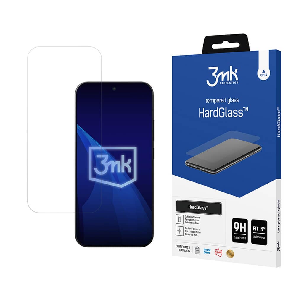 Калено стъклено защитно покритие за дисплея на Xiaomi 17 Ultra - 3MK HardGlass Tempered Glass 2.5D (прозрачен)
