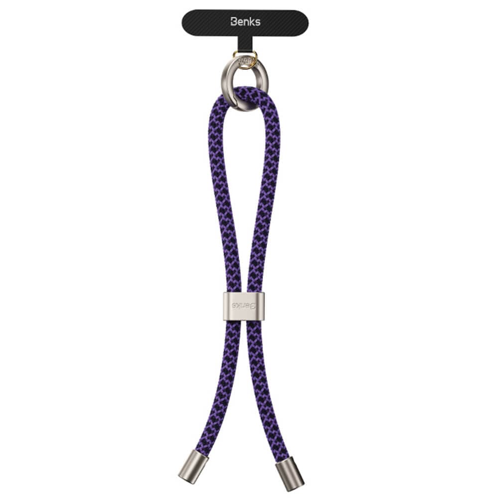 Универсална връзка за ръка за смартфони - Benks GS02 Universal Armor Wrist Strap (лилав)